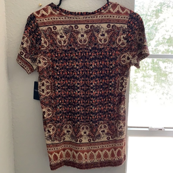 NWT Lucky Brand short sleeve blouse - Picture 2 of 4